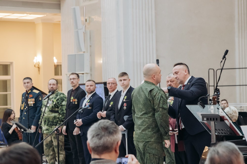 Вручення медалі учасникам &laquo;СВО&raquo;